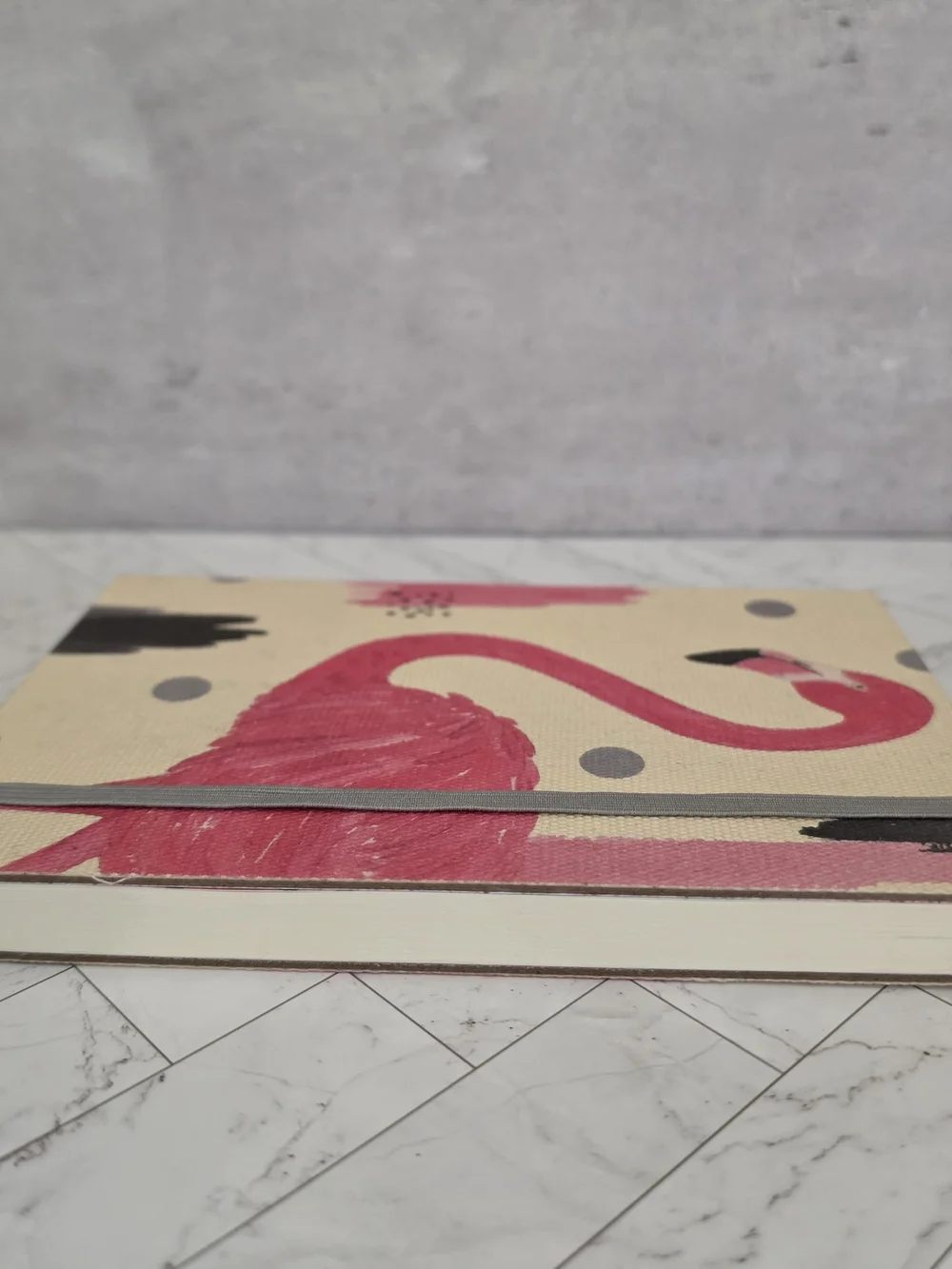 Studio Oh! Decpnstructed Pink Flamingo Hardcover Journal